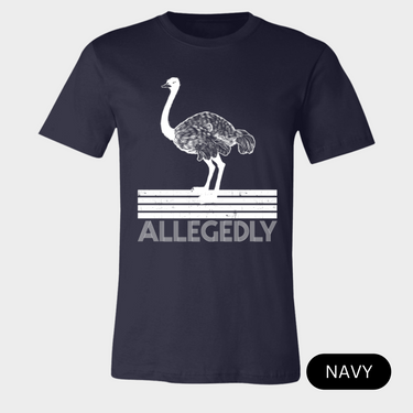 allegedly navy shirt - bw